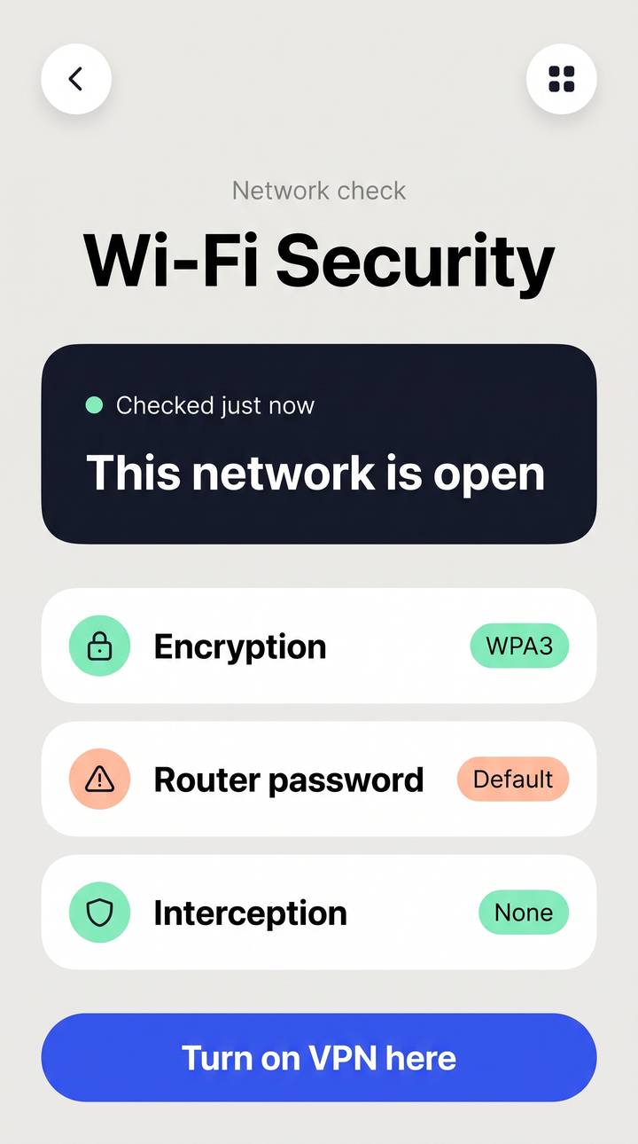 AVO Wi-Fi Security
